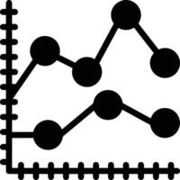 Chart icon symbol image for data statistic analysis illustration vector