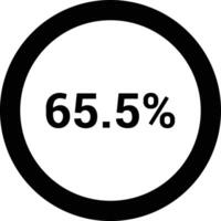 Chart icon symbol image for data statistic analysis illustration vector