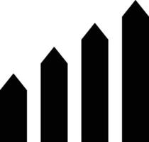 Chart icon symbol image for data statistic analysis illustration vector