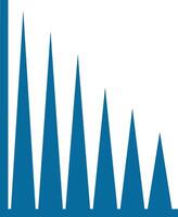 Chart icon symbol image for data statistic analysis illustration vector