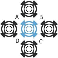 Chart icon symbol image for data statistic analysis illustration vector