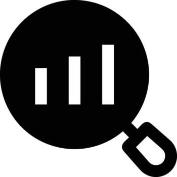 Chart icon symbol image for data statistic analysis illustration vector