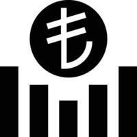 Chart icon symbol image for data statistic analysis illustration vector