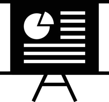 gráfico icono símbolo imagen para datos estadística análisis ilustración vector