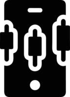Chart icon symbol image for data statistic analysis illustration vector