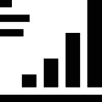 Chart icon symbol image for data statistic analysis illustration vector