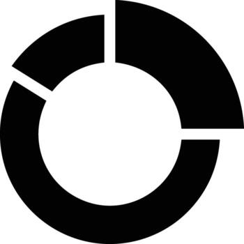 Chart icon symbol image for data statistic analysis illustration vector