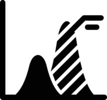 Chart icon symbol image for data statistic analysis illustration vector