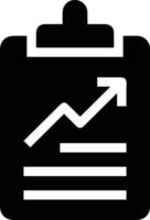 Chart icon symbol image for data statistic analysis illustration vector