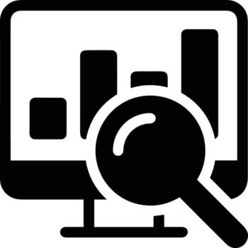 Chart icon symbol image for data statistic analysis illustration vector