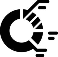 Chart icon symbol image for data statistic analysis illustration vector