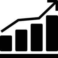 Chart icon symbol image for data statistic analysis illustration vector