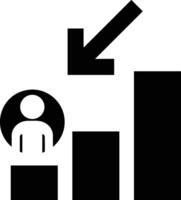 Chart icon symbol image for data statistic analysis illustration vector