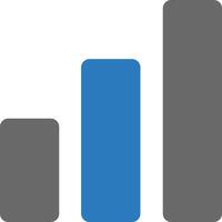 Chart icon symbol image for data statistic analysis illustration vector