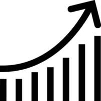 Chart icon symbol image for data statistic analysis illustration vector
