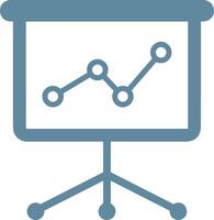 Chart icon symbol image for data statistic analysis illustration vector