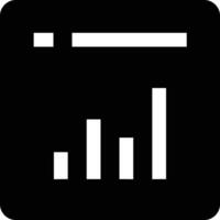 Chart icon symbol image for data statistic analysis illustration vector