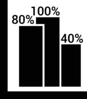 Chart icon symbol image for data statistic analysis illustration vector