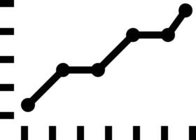 Chart icon symbol image for data statistic analysis illustration vector