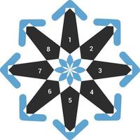 Chart icon symbol image for data statistic analysis illustration vector
