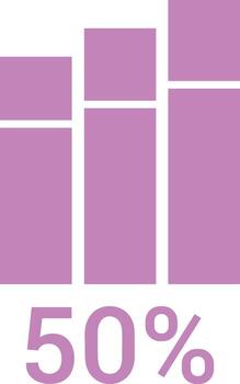 Chart icon symbol image for data statistic analysis illustration vector