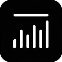 Chart icon symbol image for data statistic analysis illustration vector