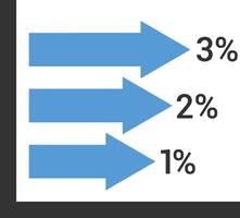 Chart icon symbol image for data statistic analysis illustration vector