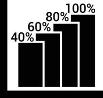 Chart icon symbol image for data statistic analysis illustration vector