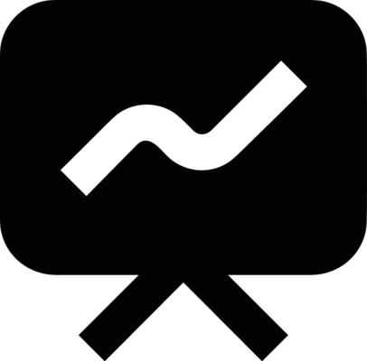 Chart icon symbol image for data statistic analysis illustration