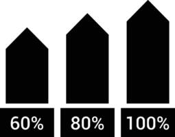 Chart icon symbol image for data statistic analysis illustration vector