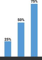 Chart icon symbol image for data statistic analysis illustration vector