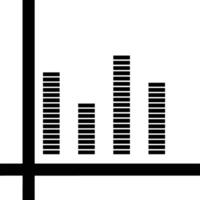 Chart icon symbol image for data statistic analysis illustration vector