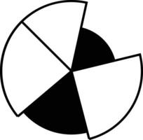 Chart icon symbol image for data statistic analysis illustration vector