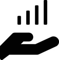 Chart icon symbol image for data statistic analysis illustration vector