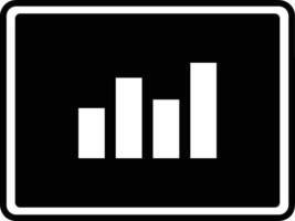 Chart icon symbol image for data statistic analysis illustration vector