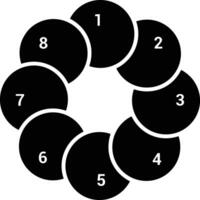Chart icon symbol image for data statistic analysis illustration vector
