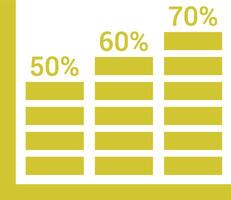 Chart icon symbol image for data statistic analysis illustration vector