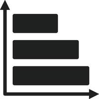 Chart icon symbol image for data statistic analysis illustration vector