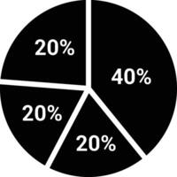 Chart icon symbol image for data statistic analysis illustration vector