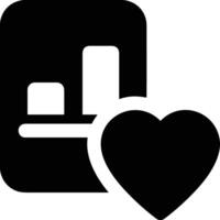 Chart icon symbol image for data statistic analysis illustration vector