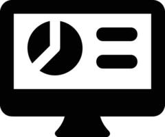Chart icon symbol image for data statistic analysis illustration vector