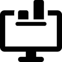 Chart icon symbol image for data statistic analysis illustration vector