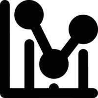Chart icon symbol image for data statistic analysis illustration vector