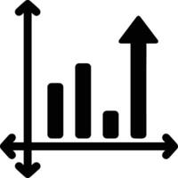 Chart icon symbol image for data statistic analysis illustration vector