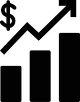 Chart icon symbol image for data statistic analysis illustration vector