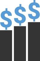 Chart icon symbol image for data statistic analysis illustration vector