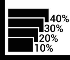 Chart icon symbol image for data statistic analysis illustration vector