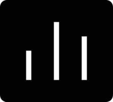 Chart icon symbol image for data statistic analysis illustration vector