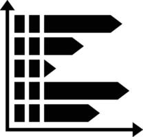 Chart icon symbol image for data statistic analysis illustration vector
