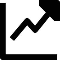 Chart icon symbol image for data statistic analysis illustration vector